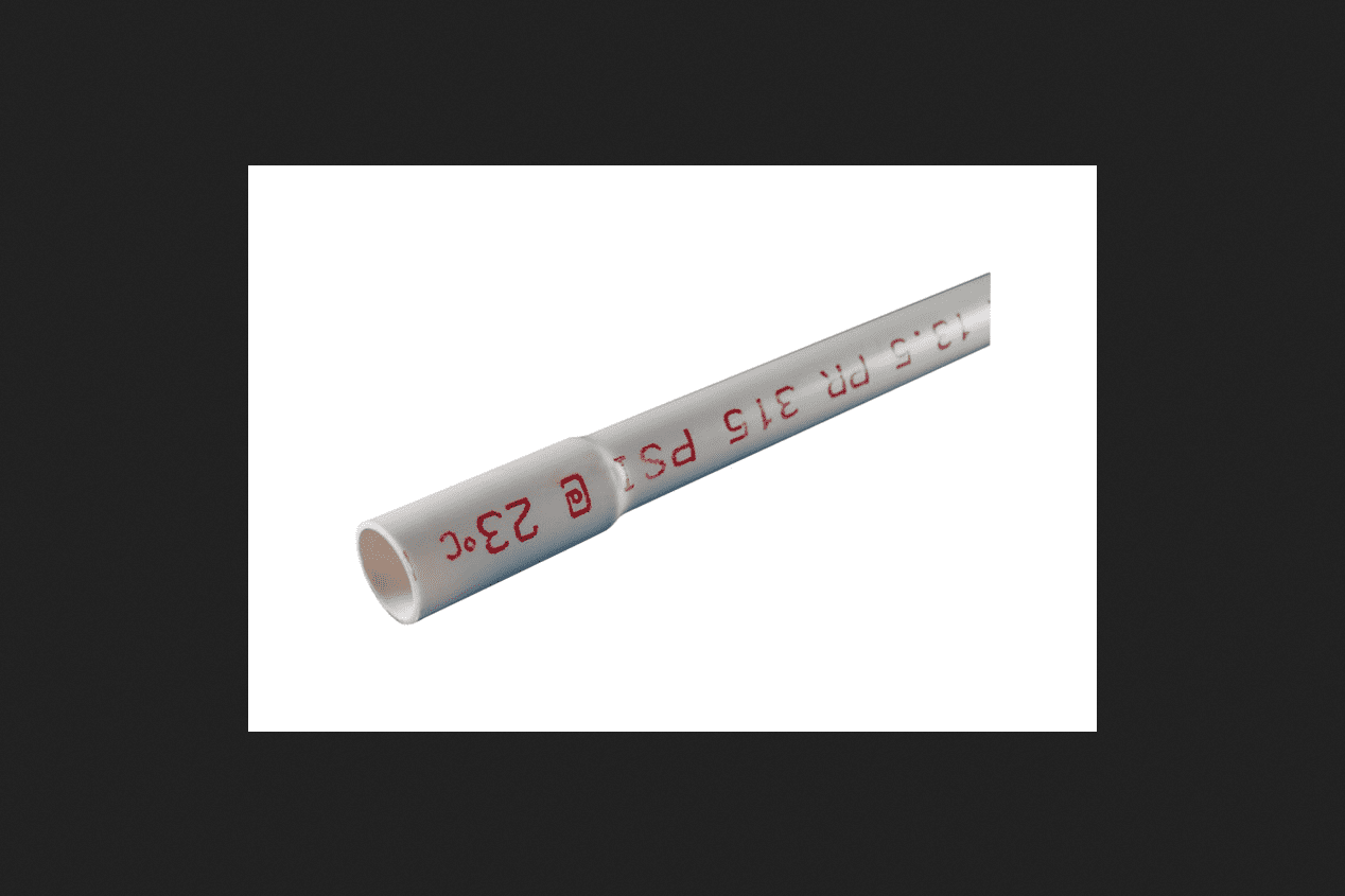 Cresline PVC Pipe 1/2 in. Dia. x 20 ft. L Bell 200 psi