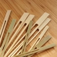thumbnail image 3 of BambooMN Bamboo Double Prong Large Cut Meat Vegetable Grilling Skewers - 18mm Wide - 11.8" (29.9cm) - 100pcs, 3 of 6