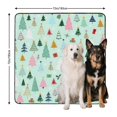 thumbnail image 3 of Holiday Season Puppy Pads 72" x 72", Christmas Print Washable Reusable Dog Mats for Giant Area Accident Protection on Large Surfaces, 3 of 8