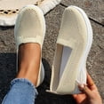 thumbnail image 3 of Domzle Orthopedic Shoes for Women Slip-On Flats Wide Toe Box Casual Sneakers Walking Shoes Non Slip All Season Khaki 39, 3 of 7