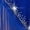 Blue, variant on Womens Tassel Latin Samba Dance Dresses Long Sleeve Irregular Hem Dress Black S