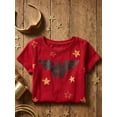 thumbnail image 3 of DC Comics Wonder Woman Girls’ Logo Graphic T-Shirt, Short Sleeve, Red, Size 4-16, 3 of 6