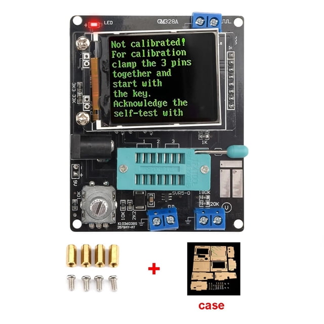Capacitor Tester ESR LCR Capacitance Ohm Meter LCR-T7 LCR-TC1 GM328A Transistor Tester Multimeter MOS/PNP/NPN Electrical Tester ,Easy to Use