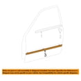 thumbnail image 3 of For CAMRY 02-06 Front Door Molding Beltline Weatherstrip SET PAIR, 3 of 5
