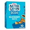 Kellogg's Nutri-Grain Kids Soft Baked Mini Bars, Blueberry Blitz, Lunch Box Snacks, 10ct 13oz pack of 2
