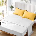thumbnail image 3 of 600 Thread Count Egyptian Cotton 2-Piece Pillow Sham Set with Flanged Border, Standard Size (20" x 26") Gold Solid, 3 of 4