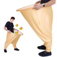 thumbnail image 1 of Pantalones Granny Pants Game WAMEIJU, elásticos, extragrandes, beige, 1 of 7