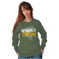 thumbnail image 3 of Officially Retired Fishermen Pun Unisex Plus Size Sweatshirt Brisco Brands 4X, 3 of 6