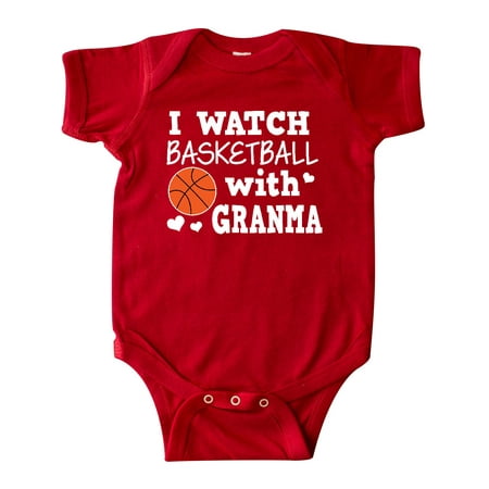 

Inktastic I Watch Basketball with Granma Gift Baby Boy Bodysuit