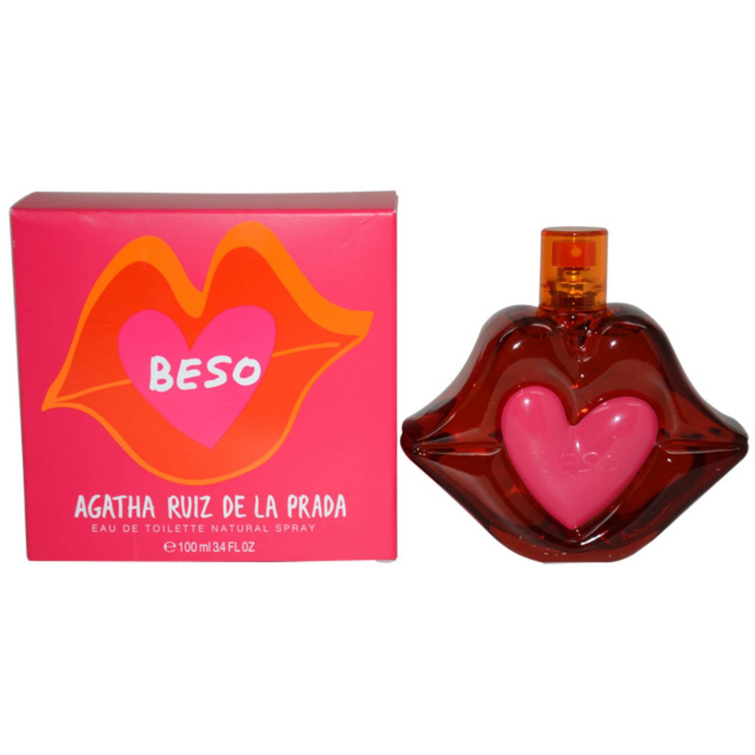 Agatha Ruiz De la Prada Beso EDT Spray, 3.4 fl oz - Walmart.com ...