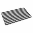 thumbnail image 2 of Boho Black Stripe Door Mat&nbsp;Indoor Outdoor Entrance,Non Slip Small Rug for Kitchen Bathroom Entryway Rug,Abstract Geometric White Minimalist Washable Doormat Floor Mat for Office 16x24 Inch, 2 of 8
