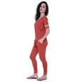 thumbnail image 2 of Moomaya Ensemble de Nuit Simple pour Femmes avec Pyjama en Coton 2 Pcs Chemises de Nuit-V6z, 2 of 7