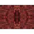 thumbnail image 1 of Ahgly Company Machine Washable Indoor Rectangle Transitional Dark Red Area Rugs, 3' x 5', 1 of 7