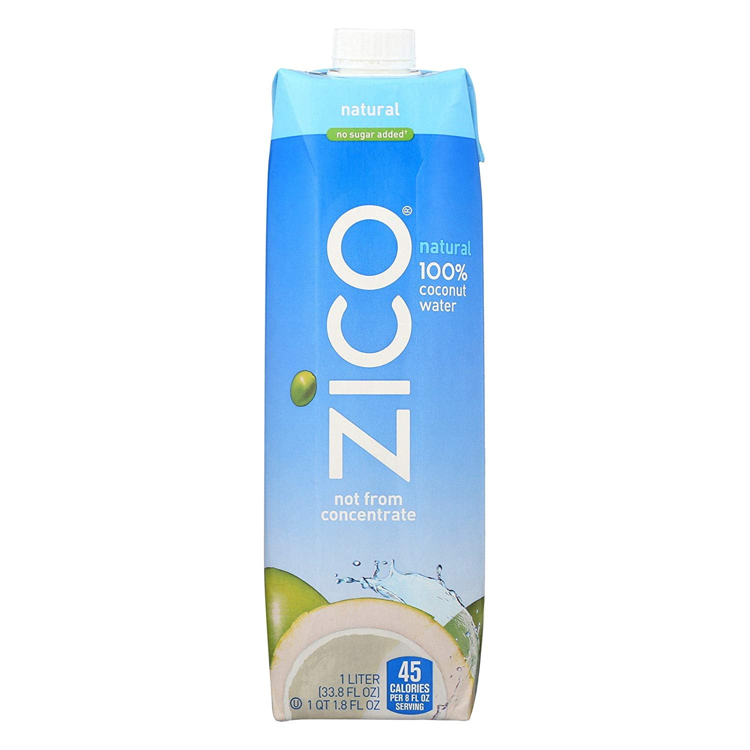 Zico Coconut Water Natural 33.8 Oz (Pack of 12)