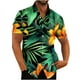 thumbnail image 1 of Camisas de Manga Larga para Hombres Impresión Botón Cuello de Vuelta Blusa Casual, Hombre de Manga Corta Botón Abajo Camisas, 1 of 3