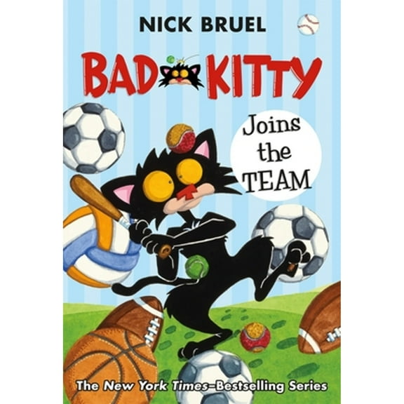 Pre-Owned Bad Kitty Joins the Team (Paperback Black-And-White Edition) (Paperback) 1250762707 9781250762702
