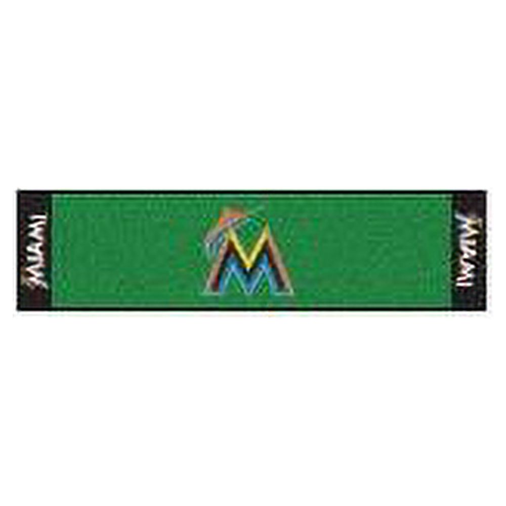FanMats MLB Miami Marlins Putting Green Mat - image 2 of 10