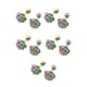 thumbnail image 1 of Pendientes de 5 piezas, aretes redondos, regalos geométricos, accesorios de joyería, cartílago, abalorio de boda a la moda para mujeres y Ropa, zapatos y accesorios Miscelánea bola de colores Minnieouse AP009678-01B, 1 of 6