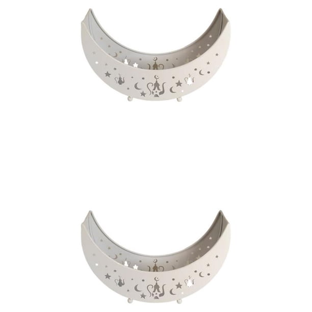 Inteprter de servicio en forma de luna con revestimiento decorativo que no se desvanece, reemplazo antioxidante, de servicio para fiesta de Tipo 2 2Conjunto