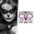 thumbnail image 6 of Abbraccia Halloween Face Sticker, Day of The Dead Face Sticker, Costume Accessory Party, 6 of 10