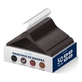 thumbnail image 1 of Ganchos de Madera Premium Serenelife, Ahorradores de Espacio, Resistentes, con Gancho Metálico Giratorio de 360°, para Abrigos, Pantalones y Vestidos, Marrón, Pack 50, 1 of 7