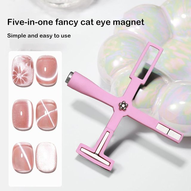 YisangMZ 5 In 1 Nail Magnet For Gel Polish Tools Eye Stick 3D Stick Tool Nail Design Tools Artistic Accessories