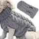 thumbnail image 1 of Dog Sweater Coat, Dog Winter Jumper, Pet Soft Knitting Wool, 1 of 5