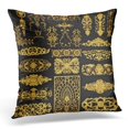 thumbnail image 1 of BOSDECO Rendering 3D Collection of Stucco Decors Antique Pillowcase Pillow Cover Cushion Case 20x20 inch, 1 of 1