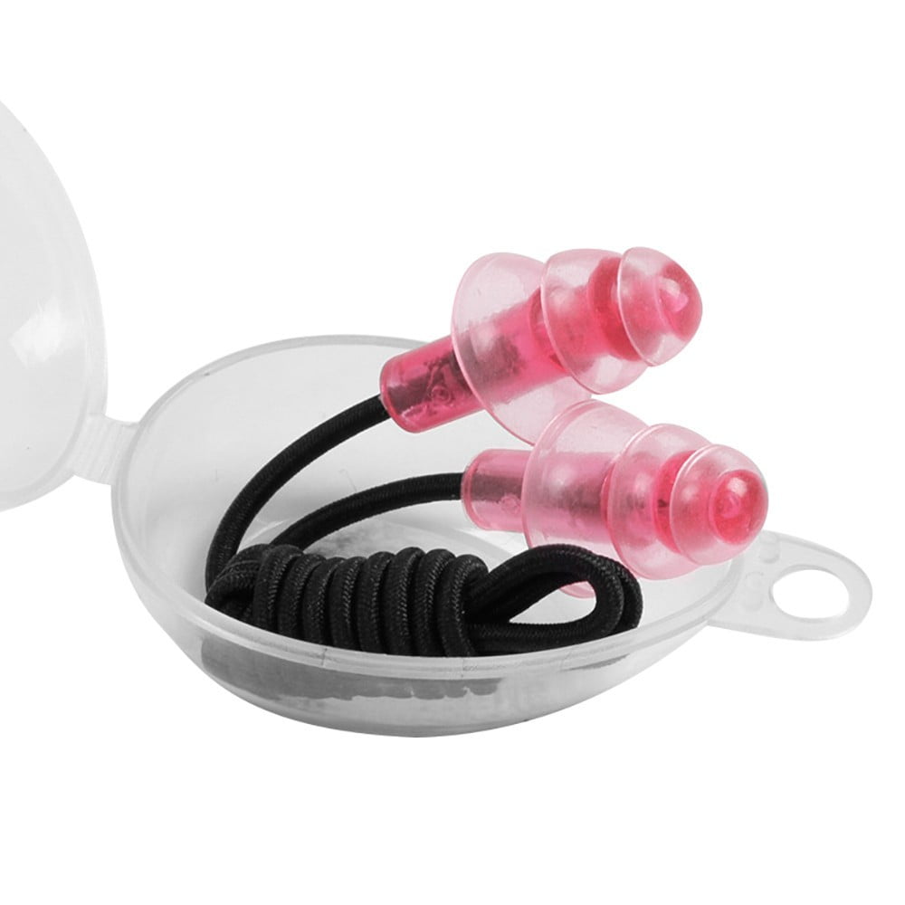 Elastic Rope Swimming Flexible Silicone Ear Plugs Earplugs Antilost Earplugs