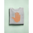 thumbnail image 3 of Astro Palmistry - Zodiac Hand Emoji Art Design Women's Sweatshirt, 3 of 4
