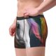 thumbnail image 2 of Balery Colorful Haired White Horse Calzoncillos bóxer para hombre, ropa interior de algodón suave y transpirable con cinturilla de nailon-Large, 2 of 5