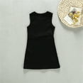 thumbnail image 4 of Toddler Girls Patchwork Solid Ribbed Princess Dress Clothes Outfits For Kids Vêtements Pour Enfants Size 3-4T, 4 of 4