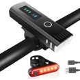thumbnail image 1 of Juego de luces para bicicleta, juego de luces para bicicleta recargables por USB, luces LED para bicicleta, luces traseras, luces de seguridad para deportes al aire libre, accesorios para equipos de, 1 of 8