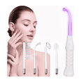 thumbnail image 5 of Máquina Terapia Facial Alta Frecuencia Portátil 4 Electrodos Vidrio Malubero Blanco, 5 of 5
