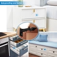 thumbnail image 4 of Cabinet Locks Child Safety, ABLEGRID 10 Pack Invisible Baby Proof Drawer Cabinet Locks Latches - Easy Install No Drill No Tool No Key Needed, 4 of 5