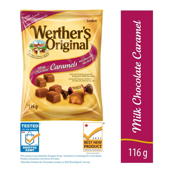 Werther's Original Milk Chocolate Caramels, 116g