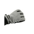 thumbnail image 6 of Isotoner Women's Water Repellent Fleece Gloves with Spandex Palm, Gray and Black, 6 of 6