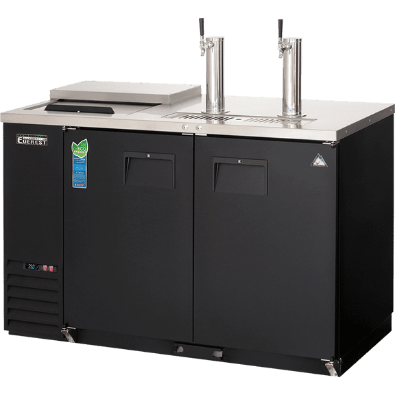 Everest Refrigeration EBD2-CT Draft Beer Dispenser 2 Tower 2 Taps, 115v, NSF - 20 cu. ft.