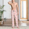 thumbnail image 2 of Honiee Rabbit And Cherry for men - a sleek fusion of Straight Pajama Pants, versatile Lounge Pants, and cozy Sleepwear, all rolled into one-Medium, 2 of 6