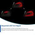 thumbnail image 5 of Spec-D Tuning Smoke LED Tail Lights w/ White Sequential LED Tube Compatible with 2015-2021 Subaru WRX / WRX STI Left + Right Pair Assembly, 5 of 6