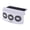 White, variant on Air Circulation Solar Powered Fan Car Cooler Front/Rear Window Radiator Exhaust Fan Auto Air Vent Ventilation Radiator