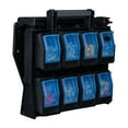 thumbnail image 2 of Tafco 8-Compartment Wall Mount Quick Release Small Parts Organizer, Blue, 2 of 8