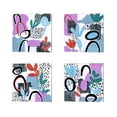 thumbnail image 1 of Great Art Now Field Trip by Melissa Wang 4 Piece Canvas Art Set Each 14"W x 14"H, 1 of 5