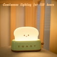 thumbnail image 6 of Toaster Night Light, Cute LED Bedside Lamp with Sleep Timer and Adjustable Brightness, Portable Rechargeable Desk Lamp for Bedroom, Living Room, Childs, Girls and Gift Decor, 6 of 9