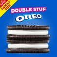thumbnail image 4 of OREO Double Stuf Chocolate Sandwich Cookies, Family Size, 18.71 oz, 4 of 20