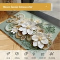 thumbnail image 6 of Btomtd 24"x16" Diatomite Three Dimensional Flower Doormat, Non Slip Quick Drying Floor Mat, Soft Washable Carpet and Area Rug for Bathroom and Foot Comfort, N, 6 of 6