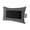 Black, Noir, Obsidian, Charcoal, variant on Bohemian Floral Tile Outdoor Pillows for Chaise Lounge Chair Waterproof Lumbar Pillows with Insert&Adjustable Strap Beach Headrest Pillow Cream Boho Sounthwest Middle Century Pool Pillow 11"x16"
