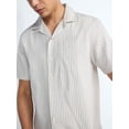 thumbnail image 4 of Free Assembly Men's Cotton Workwear Camp Shirt with Short Sleeves, Sizes S-3XL, 4 of 6