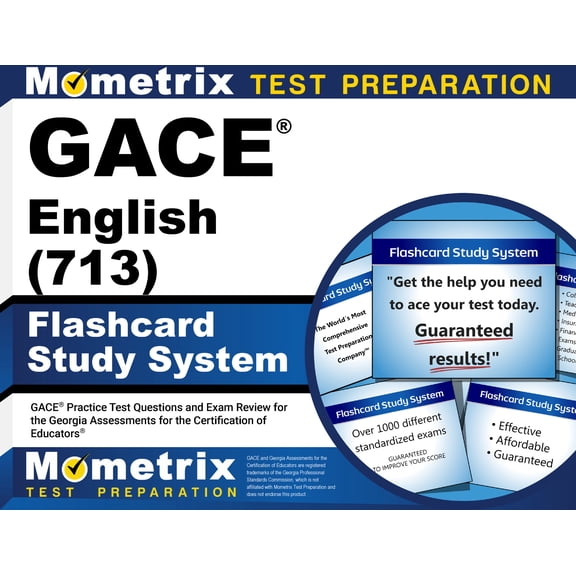 GACE English (713) Flashcard Study System