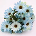 thumbnail image 2 of Ramo de flores artificiales Jumpingount de tela de seda color azul 45 cm, 2 of 6